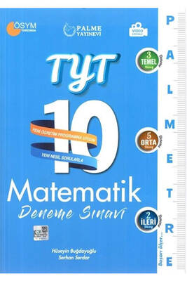 Palme Yayınları TYT Matematik Palmetre Video Çözümlü 10 Deneme - 1