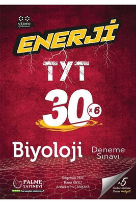 Palme Yayınları TYT Biyoloji Enerji 30 Deneme Sınavı - 1