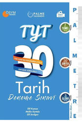 Palme Yayıncılık - Palme Yayınları TYT Tarih Palmetre Video Çözümlü 30 Deneme