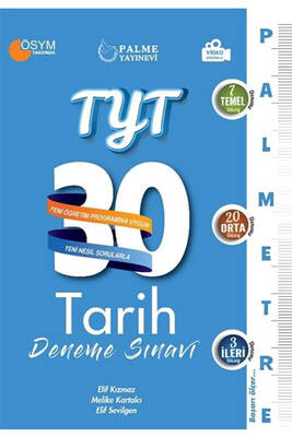 Palme Yayınları TYT Tarih Palmetre Video Çözümlü 30 Deneme - 1