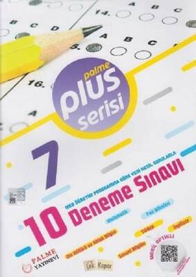 7. Sınıf Plus Serisi 10 Deneme Sınavı Palme Yayınevi - 1