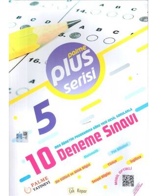 5. Sınıf Plus Serisi 10 Deneme Sınavı Palme Yayınevi - 1