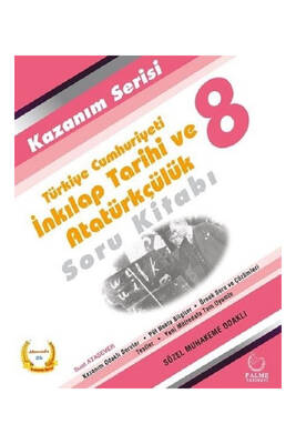 Palme Yayınları 8. Sınıf T.C. İnkılap Tarihi ve Atatürkçülük Soru Bankası - 1