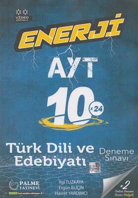 Palme Yayınları AYT Türk Dili ve Edebiyatı Enerji 10x24 Deneme Sınavı - 1