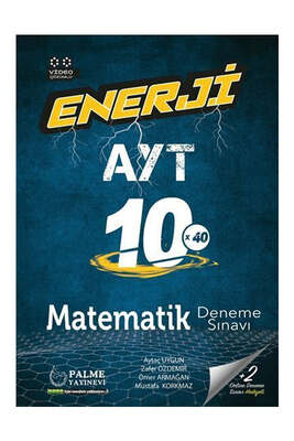 Palme Yayınları AYT Matematik Enerji 10 Deneme - 1