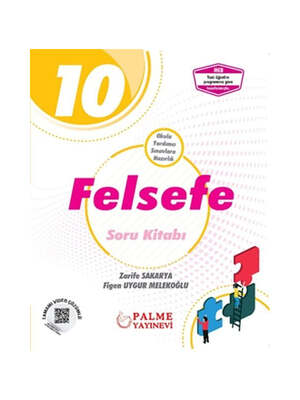 Palme Yayınları 10. Sınıf Felsefe Soru Kitabı - 1