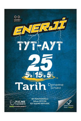 Palme Yayınları TYT AYT Enerji Tarih 25 Deneme Sınavı - 1