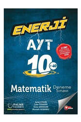 Palme Yayıncılık - Palme Yayınları 2023 AYT Matematik Enerji 10 Deneme