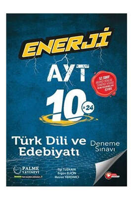 Palme Yayınları 2023 AYT Türk Dili ve Edebiyatı Enerji 10 Deneme - 1