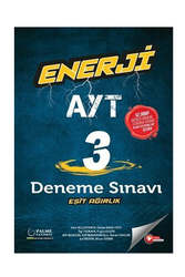 Palme Yayıncılık - Palme Yayınları 2023 Enerji AYT Eşit Ağırlık 3 Deneme Özel Baskı