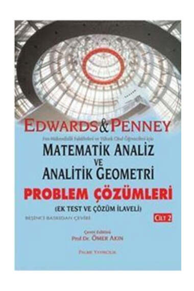 Palme Yayınları Matematik Analiz ve Analitik Geometri / Problem Çözümleri 2.Cilt - 1