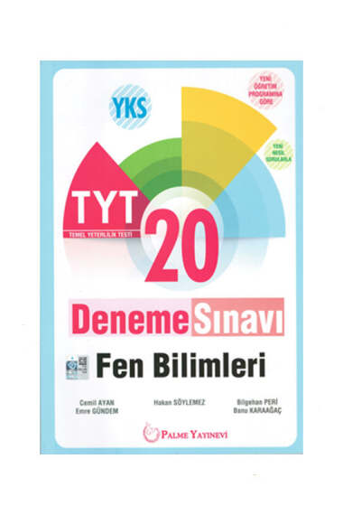 Palme Yayınları TYT Fen Bilimleri 20 Deneme Sınavı - 1