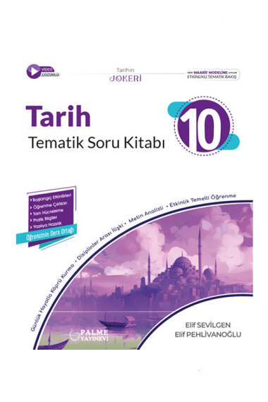 Palme Yayınları 10.Sınıf Joker Tarih Tematik Soru Bankası - 1