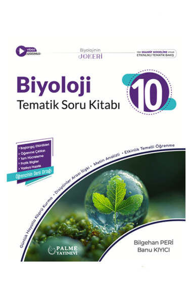 Palme Yayınları 10.Sınıf Joker Biyoloji Tematik Soru Bankası - 1