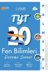 Palme Yayıncılık - Palme Yayınları TYT Fen Bilimleri Palmetre Serisi 20 Deneme Video Çözümlü