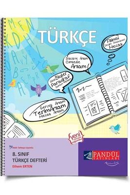 ​Pandül Yayınları 8. Sınıf Türkçe Defteri - 1