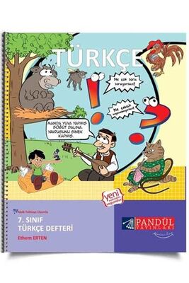 ​Pandül Yayınları 7. Sınıf Türkçe Defteri - 1