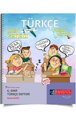​Pandül Yayınları 6. Sınıf Türkçe Defteri - 1