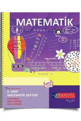 ​Pandül Yayınları 6. Sınıf Matematik Defteri - 1