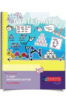​Pandül Yayınları 5. Sınıf Matematik Defteri - 1