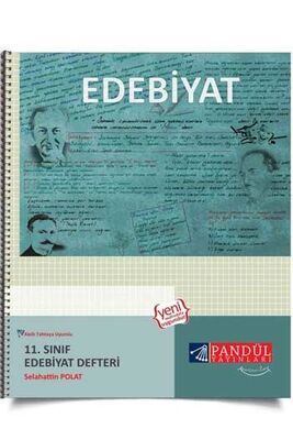 ​Pandül Yayınları 11. Sınıf Edebiyat Defteri - 1