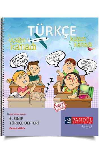 ​Pandül Yayınları 6. Sınıf Türkçe Defteri
