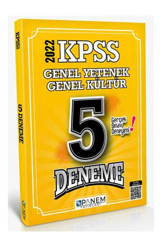 Panem Yayınları 2022 KPSS Genel Yetenek Genel Kültür 5 Deneme PDF Çözümlü