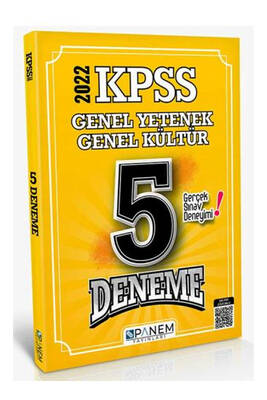 Panem Yayınları 2022 KPSS Genel Yetenek Genel Kültür 5 Deneme PDF Çözümlü - 1