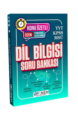 Panem Yayıncılık TYT KPSS MSÜ Konu Özetli Dil Bilgisi Soru Bankası - 1