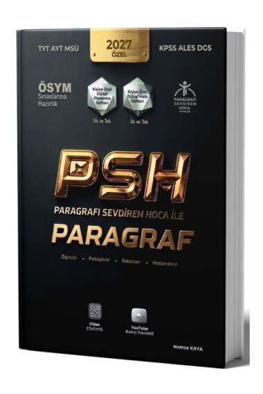 Paragrafı Sevdiren Hoca TYT AYT MSÜ KPSS ALES DGS Paragraf Soru Bankası - 1