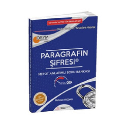Paragrafın Şifresi Yayınları - ​Paragrafın Şifresi Yayınları YKS TYT KPSS ALES Paragrafın Şifresi Metot Anlatımlı Soru Bankası