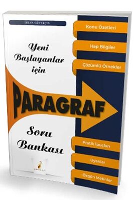 Pelikan Yayınları Yeni Başlayanlar İçin Paragraf Soru Bankası - 1