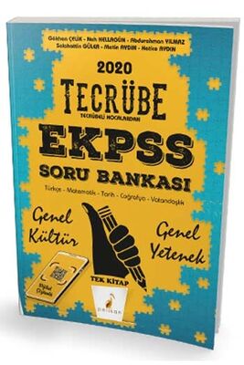 ​Pelikan Yayınları 2020 EKPSS Genel Yetenek Genel Kültür Tecrübe Dijital Çözümlü Soru Bankası - 1