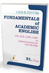 Pelikan Yayıncılık - Pelikan Yayıncılık Fundamentals Of Academic English 31. Baskı