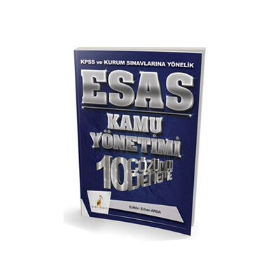 ​Pelikan Yayıncılık 2018 KPSS ve Kurum Sınavlarına Yönelik ESAS Kamu Yönetimi 10 Çözümlü Deneme - 1