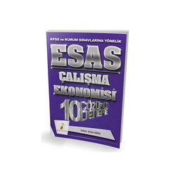 Pelikan Yayıncılık - ​Pelikan Yayıncılık 2018 KPSS ve Kurum Sınavlarına Yönelik ESAS Çalışma Ekonomisi 10 Çözümlü Deneme