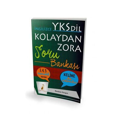Pelikan Yayınları İngilizce YKS-Dil Kolaydan Zora Soru Bankası - 1