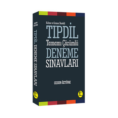 Pelikan Yayınları Kelime ve Gramer Destekli TIPDİL Tamamı Çözümlü Deneme Sınavları - 1