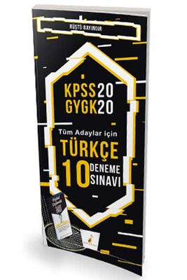 ​Pelikan Yayınları 2020 KPSS Türkçe Dijital Çözümlü 10 Deneme Sınavı - 1