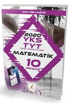 Pelikan Yayınları TYT 2020 Matematik Dijital Çözümlü 10 Deneme Sınavı - 1