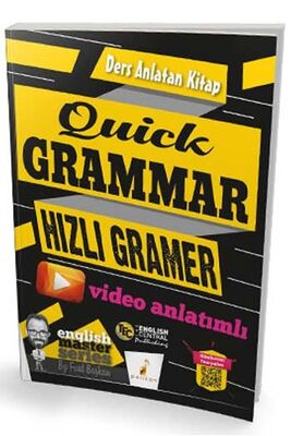 ​Pelikan Yayınları Quick Grammar Video Anlatımlı Ders Anlatan Kitap - 1