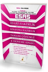 Pelikan Yayıncılık - Pelikan Yayınları Esas İdari Hakimlik Sınavına Hazırlık Tamamı Çözümlü 4 Deneme Sınavı