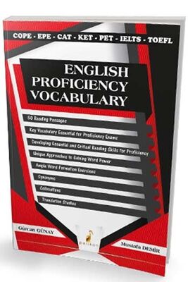 Pelikan Yayınları English Proficiency Vocabulary - 1