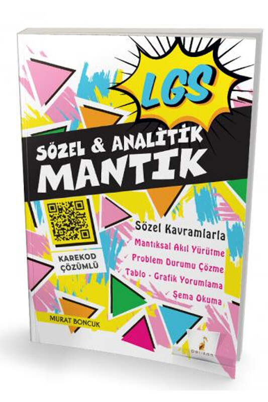 Pelikan Yayıncılık LGS Sözel ve Analitik Mantık Karekod Çözümlü Soru Bankası