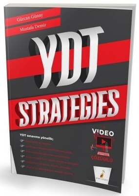 Pelikan Yayınları YDT Strategies Video Çözümlü Soru Bankası - 1