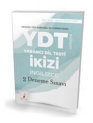 Pelikan Yayıncılık - Pelikan Yayınevi YDT İkizi İngilizce 2 Deneme Sınavı