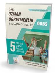 Pelikan Yayıncılık - Pelikan Yayınları ÖKBS Uzman Öğretmenlik Sınavına Yönelik Tamamı Çözümlü 5 Deneme Sınavı