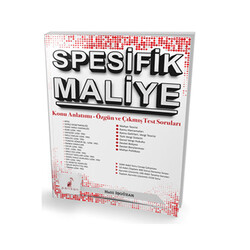 Pelikan Yayıncılık - Pelikan Yayıncılık Spesifik Maliye Konu Anlatımı Özgün ve Çıkmış Test Soruları