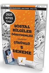 Pelikan Yayıncılık - Pelikan Yayınları 2020 ÖABT Sosyal Bilgiler Öğretmenliği Dijital Çözümlü 5 Deneme Sınavı