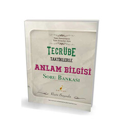 Pelikan Yayınları Tecrübe Taktiklerle Anlam Bilgisi Soru Bankası - Pelikan Yayınları
